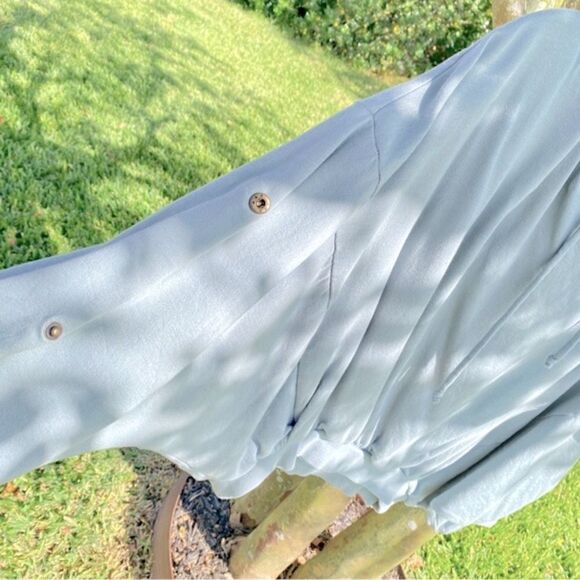 YOUNG FABULOUS & BROKE OVERSIZED HOODIE CROPPED SWEATSHIRT M/L SLATE GREY - Picture 15 of 16